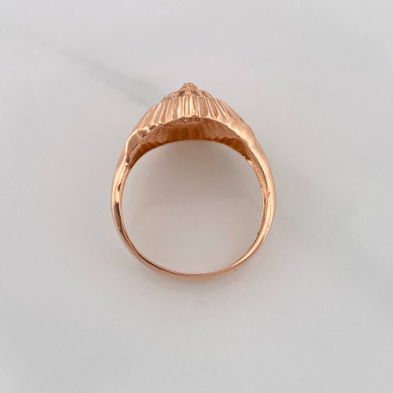 Anillo Virgen Guadalupe 4.9g / T7 3/4 Oro Rosa 18K