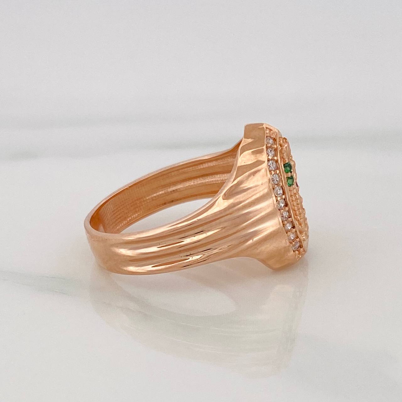 Virgin Guadalupe Ring 4.15g / T6 1/2 18K Rose Gold