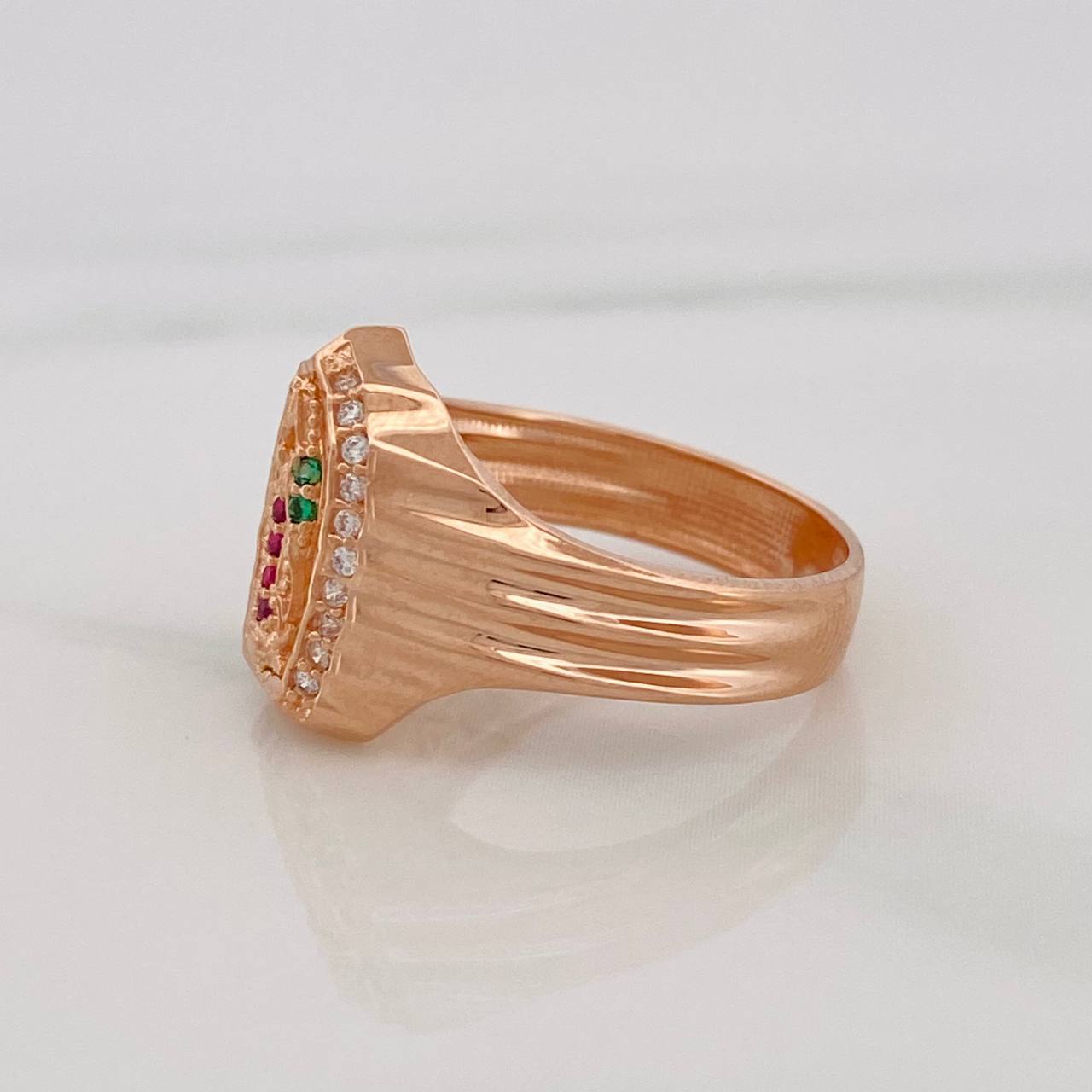 Virgin Guadalupe Ring 4.15g / T6 1/2 18K Rose Gold