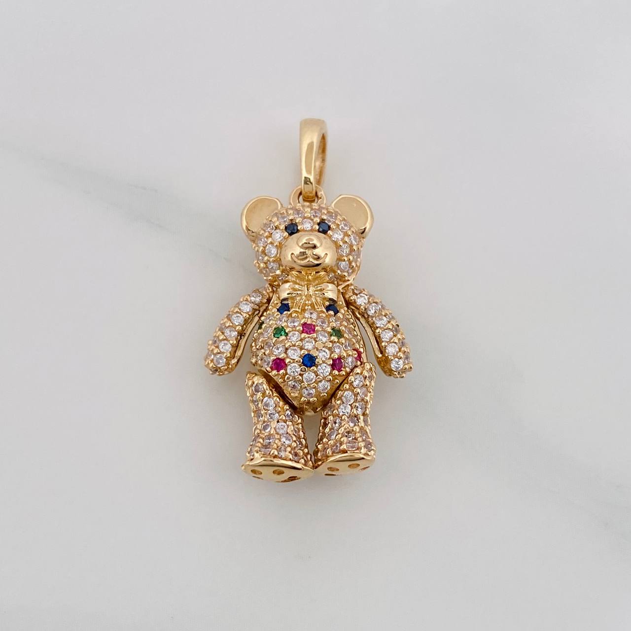 Dije Oso Articulado 5.85g / 1 1/4 in Oro Amarillo 18K