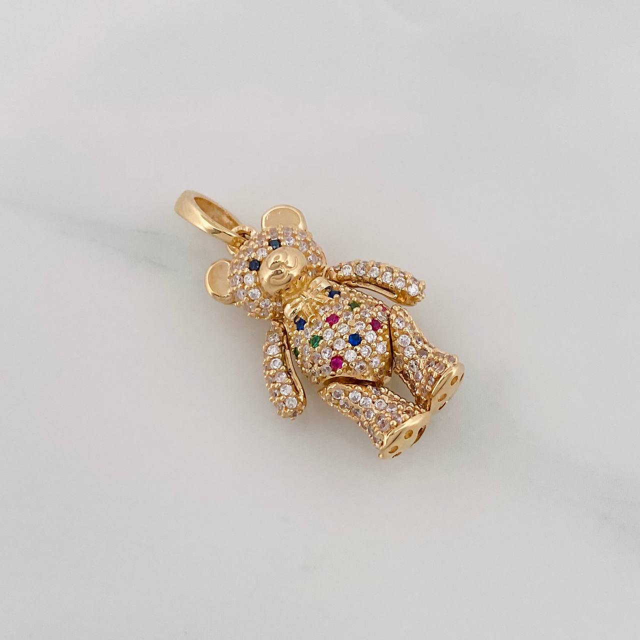 Dije Oso Articulado 5.85g / 1 1/4 in Oro Amarillo 18K
