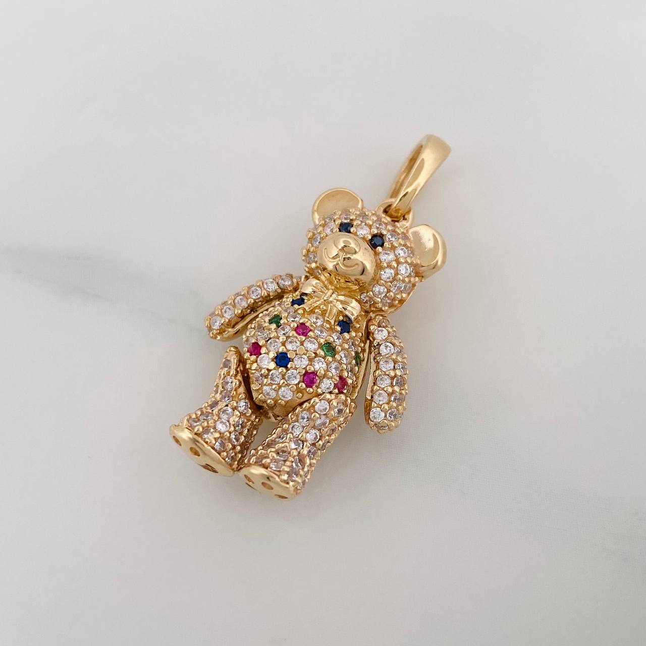 Dije Oso Articulado 5.85g / 1 1/4 in Oro Amarillo 18K