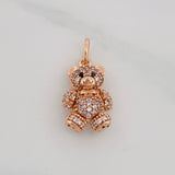 Dije Oso Articulado 2.65g / 3/4 in Oro Rosa 18K