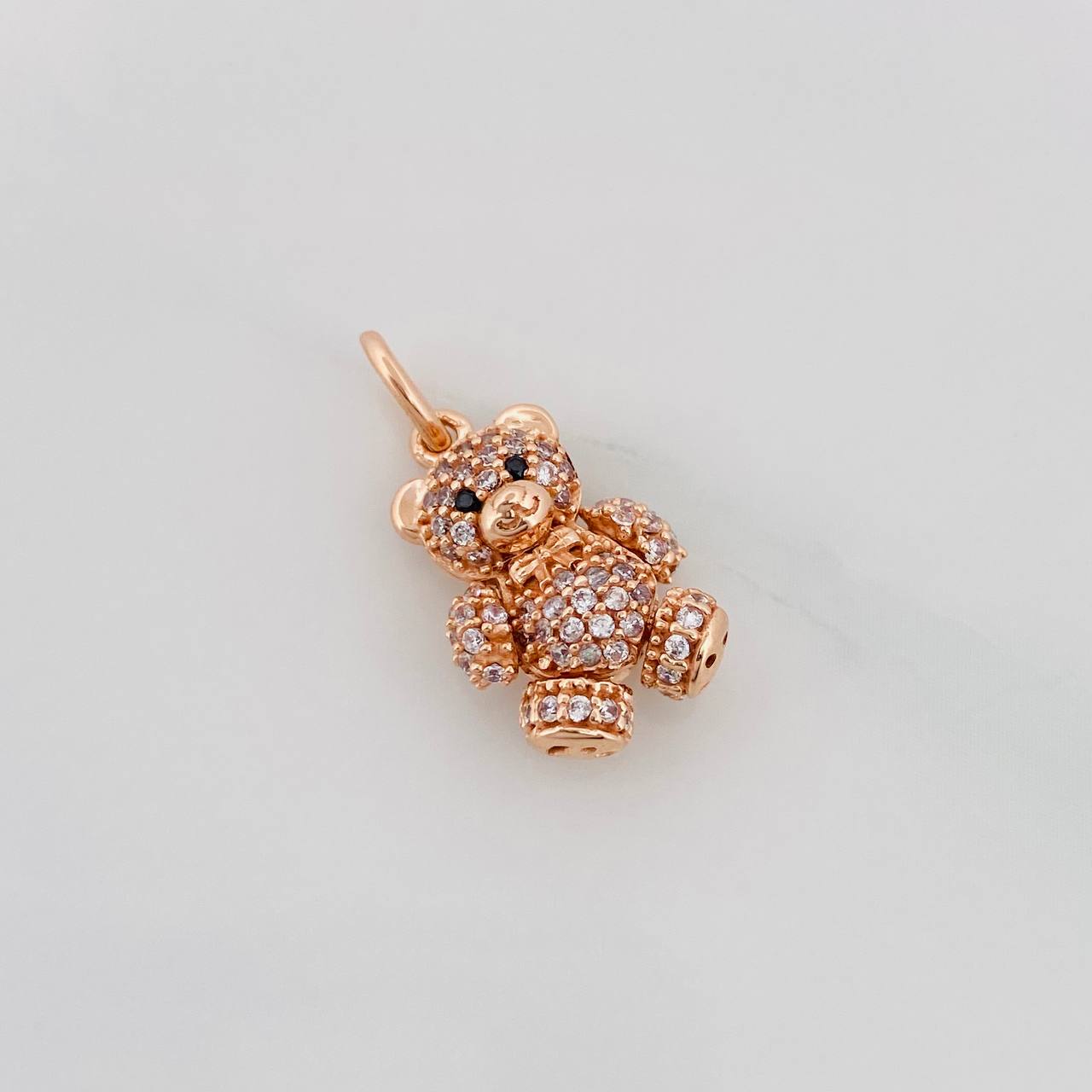 Dije Oso Articulado 2.65g / 3/4 in Oro Rosa 18K