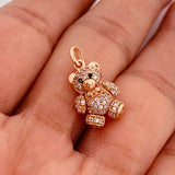 Dije Oso Articulado 2.65g / 3/4 in Oro Rosa 18K