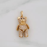 Articulated Bear Pendant 4.35g / 1 in Yellow Gold 18K