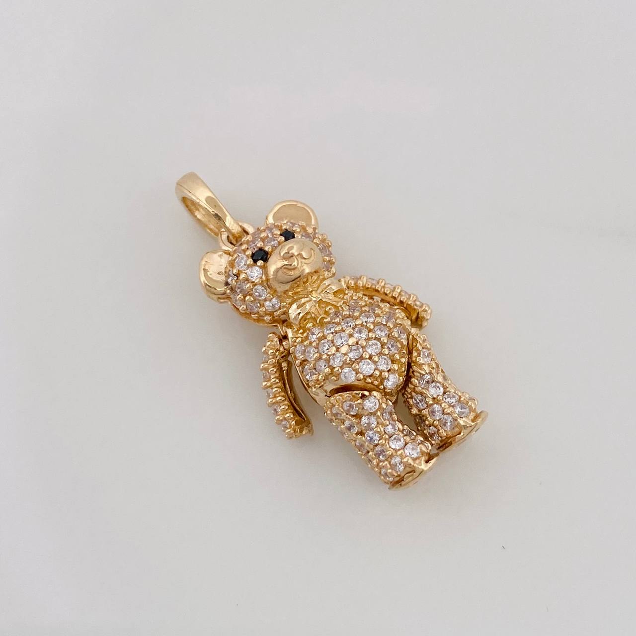 Articulated Bear Pendant 4.35g / 1 in Yellow Gold 18K