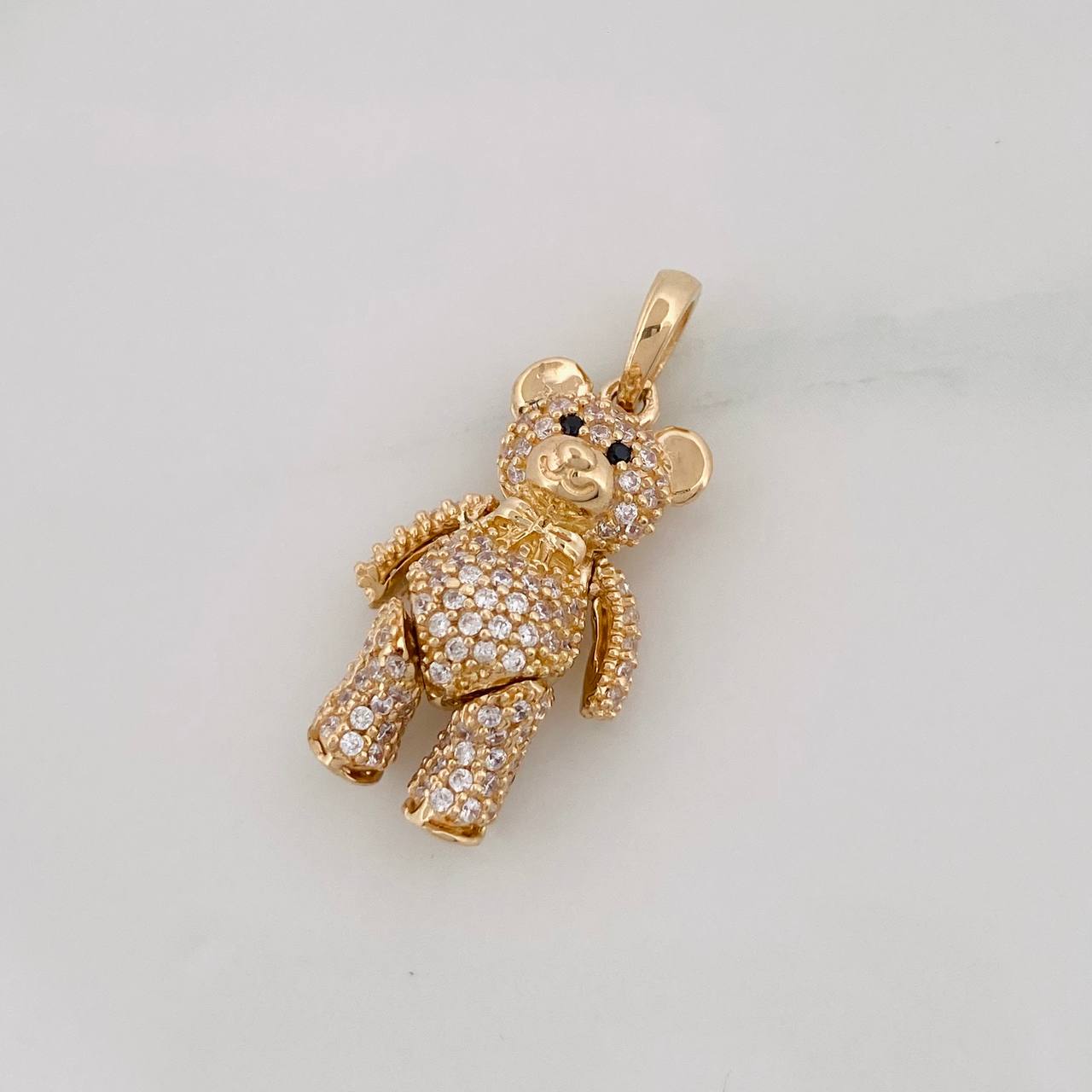 Articulated Bear Pendant 4.35g / 1 in Yellow Gold 18K