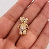 Articulated Bear Pendant 4.35g / 1 in Yellow Gold 18K