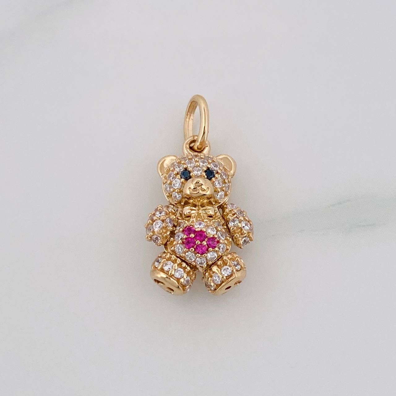Dije Oso Articulado 2.65g / 3/4 in Oro Amarillo 18K