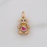 Dije Oso Articulado 2.65g / 3/4 in Oro Amarillo 18K