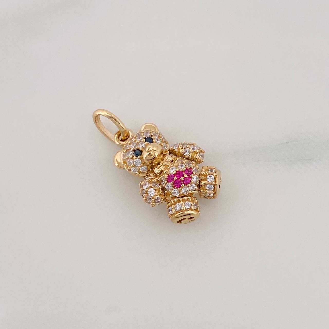 Dije Oso Articulado 2.65g / 3/4 in Oro Amarillo 18K