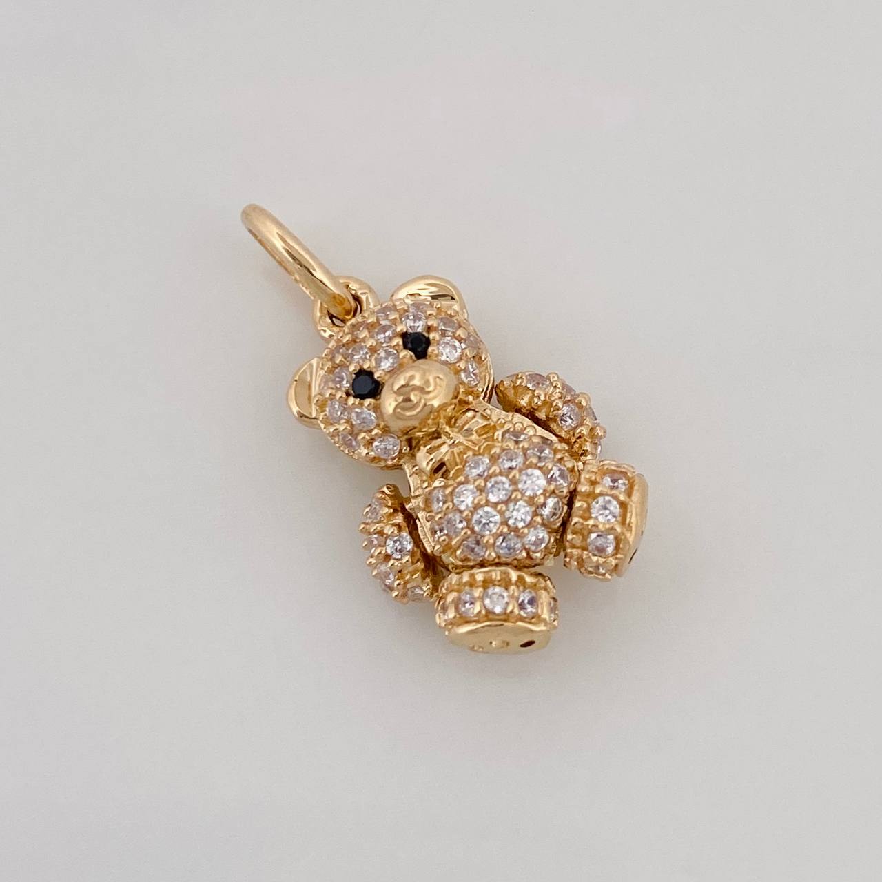 Pendant Articulated Bear 2.75g / 3/4 in Yellow Gold 18K