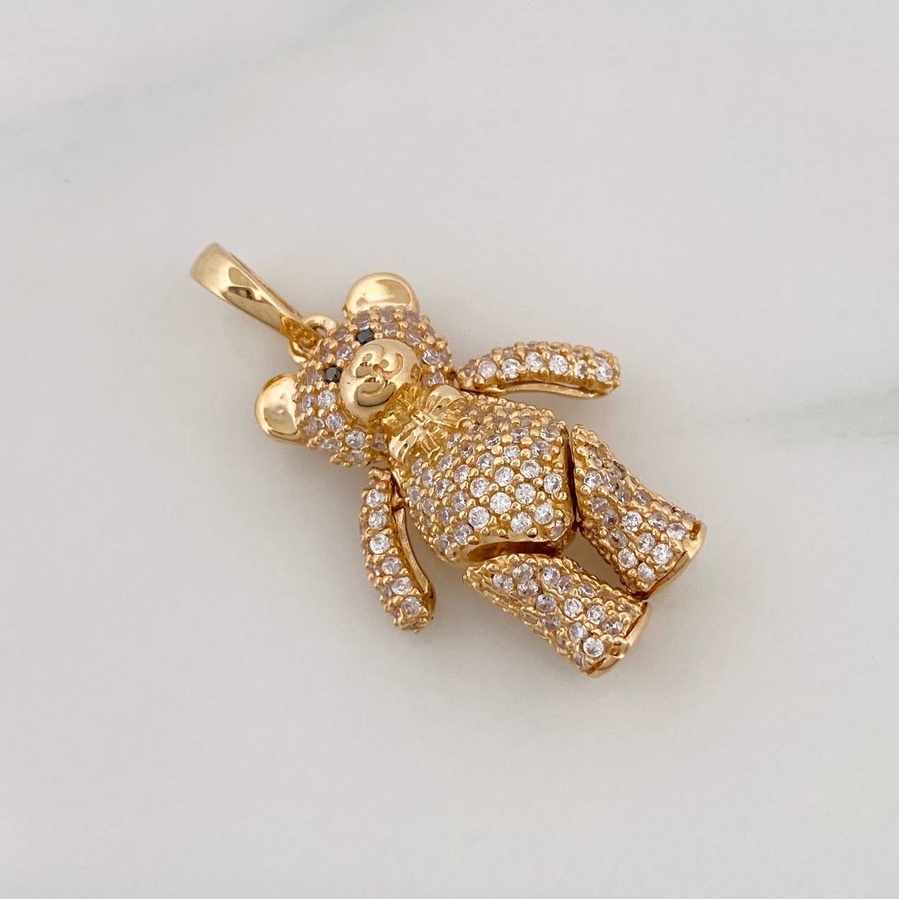 Dije Oso Articulado 5.75g / 1 1/4 in Oro Amarillo 18K