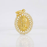 Pendant Virgin of Guadalupe 4.65g / 1 1/2 in Yellow Gold 18K