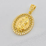 Pendant Virgin of Guadalupe 4.55g / 1 1/2 in Yellow Gold 18K