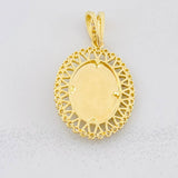 Pendant Virgin of Guadalupe 4.65g / 1 1/2 in Yellow Gold 18K