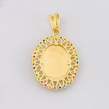 Pendant Virgen de Guadalupe 4.7g / 1 1/2 in 18K Yellow Gold