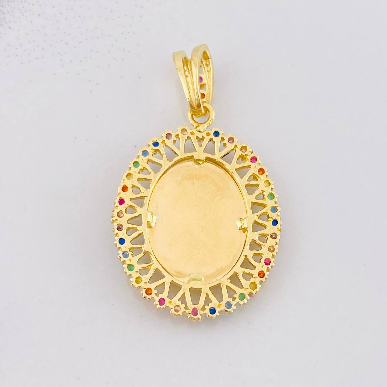 Pendant Virgin of Guadalupe 4.6g / 1 1/2 in Yellow Gold 18K