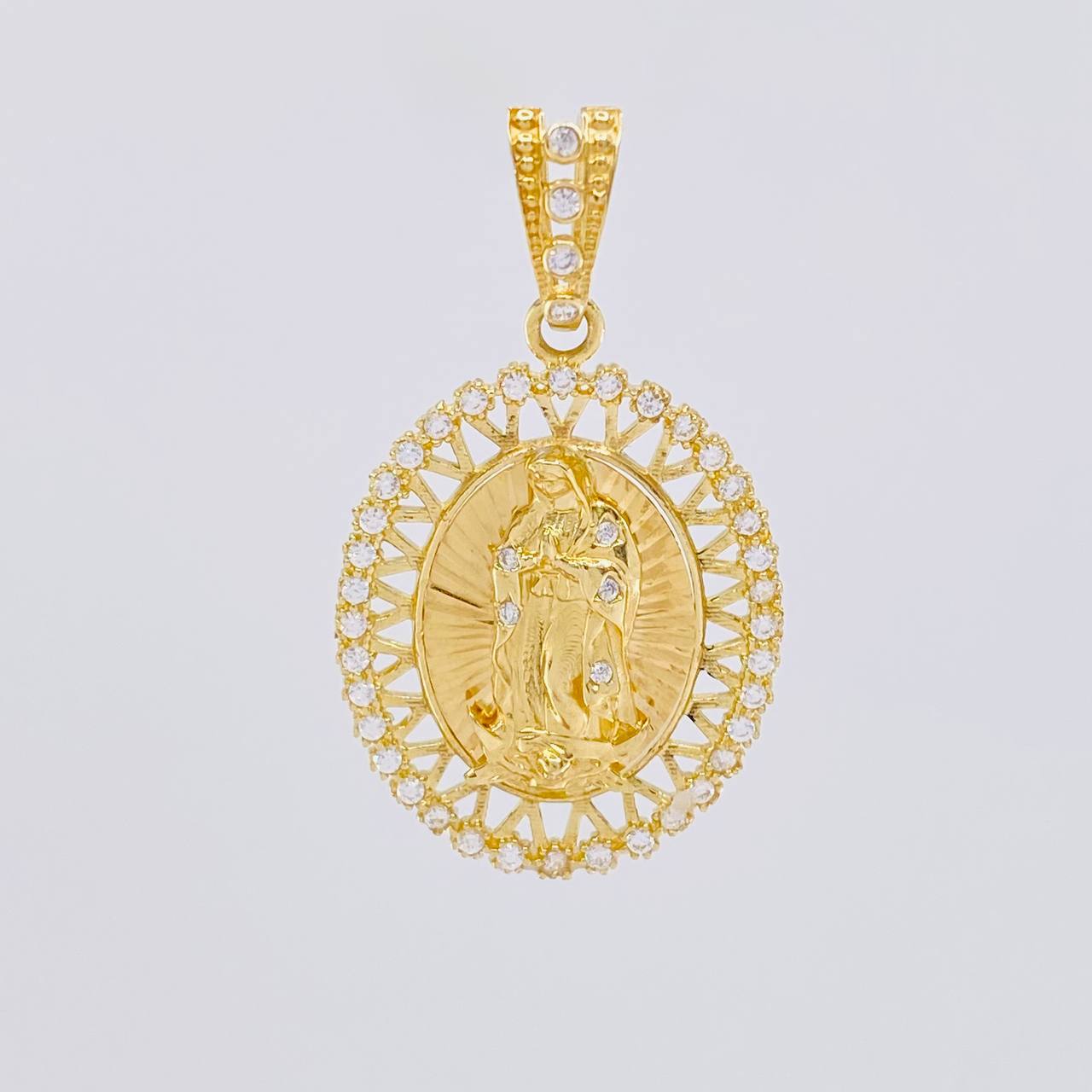 Pendant Virgin of Guadalupe 4.65g / 1 1/2 in Yellow Gold 18K