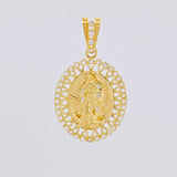 Pendant Virgin of Guadalupe 4.55g / 1 1/2 in Yellow Gold 18K