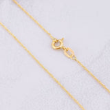 Cadena Singapur 1g / 18 in / 1mm Oro Amarillo 18K