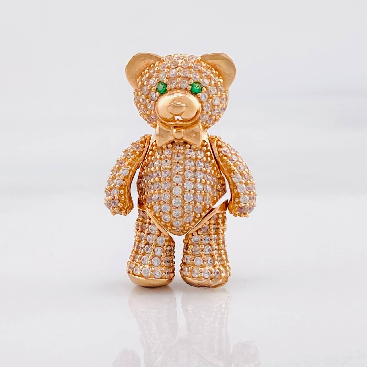 Pendant Articulated Bear 8.05g / 1 in Rose Gold 18K