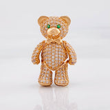 Pendant Articulated Bear 8.05g / 1 in Rose Gold 18K