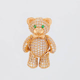 Pendant Articulated Bear 8.05g / 1 in Rose Gold 18K