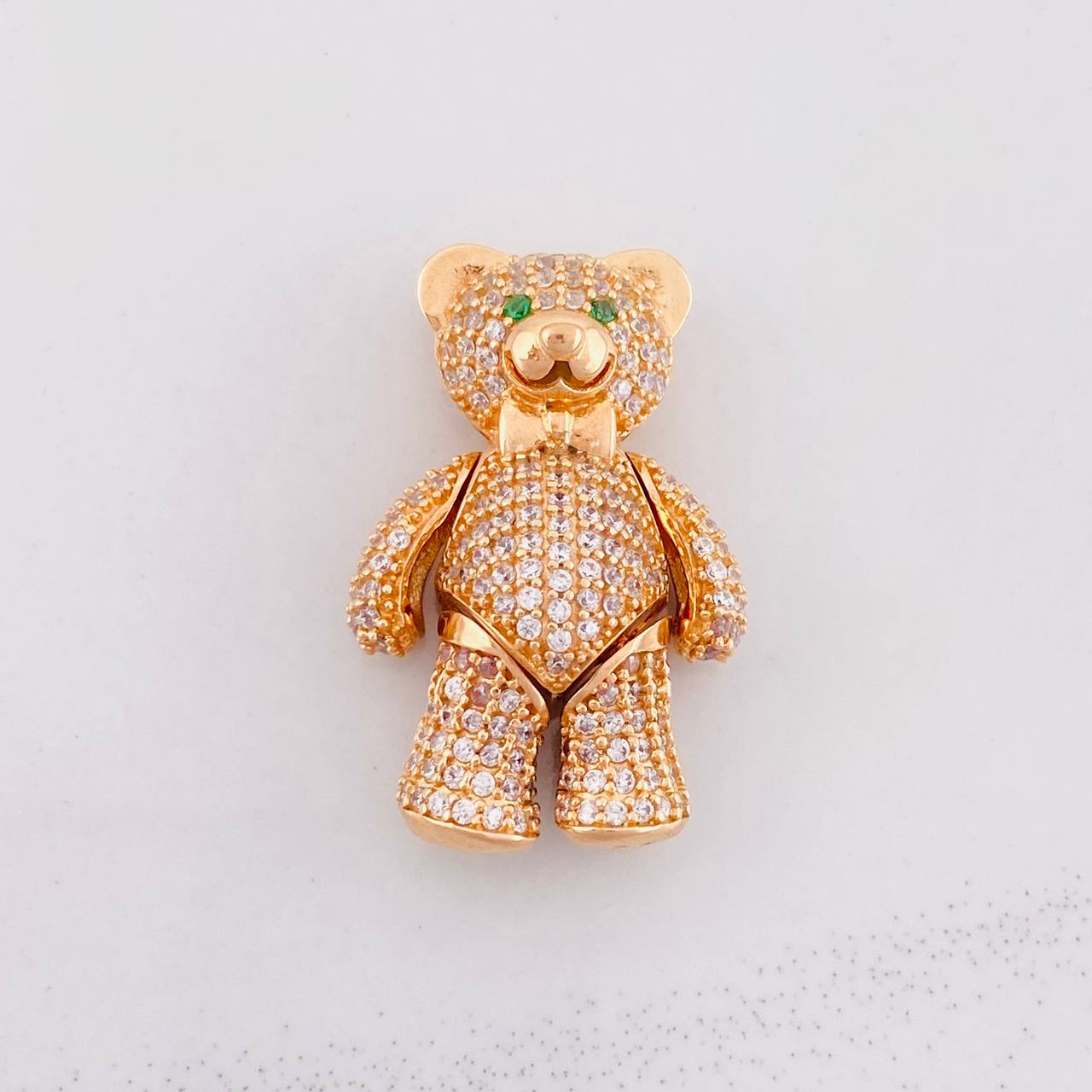 Pendant Articulated Bear 8.05g / 1 in Rose Gold 18K