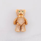Pendant Articulated Bear 8.05g / 1 in Rose Gold 18K