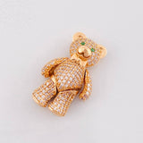 Pendant Articulated Bear 8.05g / 1 in Rose Gold 18K