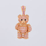 Dije Oso Articulado 3.6g / 1 in Oro Rosa 18K