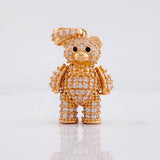 Pendant Articulated Bear 3.6g / 1 in 18K Rose Gold