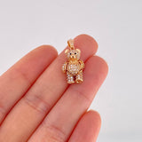 Pendant Articulated Bear 3.6g / 1 in 18K Rose Gold