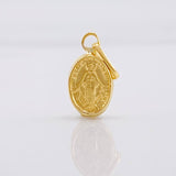 Pendant Miraculous Virgin 0.3g / 1/2 in Yellow Gold 18K