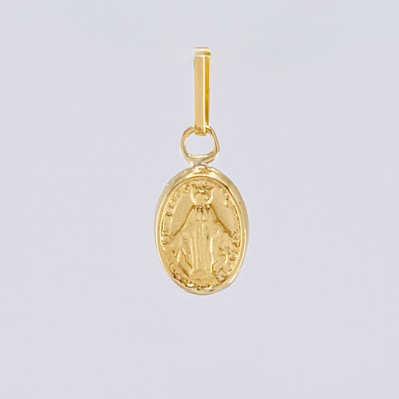 Dije Virgen Milagrosa 0.25g / 1/2 in Oro Amarillo 18K