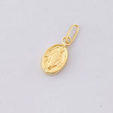 Dije Virgen Milagrosa 0.25g / 1/2 in Oro Amarillo 18K