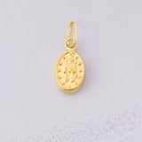 Dije Virgen Milagrosa 0.25g / 1/2 in Oro Amarillo 18K
