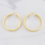 Hoop Earrings Fabi 5.65g / 1 1/2 in Yellow Gold 18K