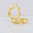Hoop Earrings Nico 5.3g / 1 1/4 in Yellow Gold 18K