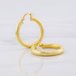 Hoop Earrings Lore 4.35g / 1 1/4 in 18K Yellow Gold