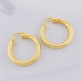Hoop Earrings Lore 4.35g / 1 1/4 in 18K Yellow Gold