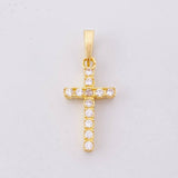 Pendant Cross 1.4g / 3/4 in Yellow Gold 18K