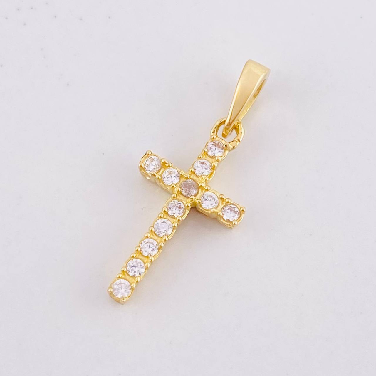Pendant Cross 1.4g / 3/4 in Yellow Gold 18K