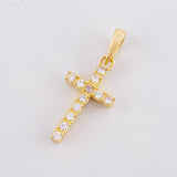 Pendant Cross 1.4g / 3/4 in Yellow Gold 18K