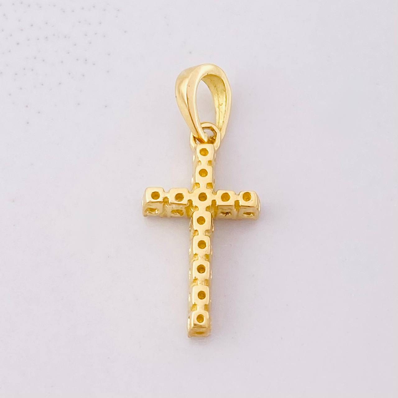Pendant Cross 1.4g / 3/4 in Yellow Gold 18K