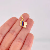 Dije Mapa Colombia 1.8g / 1 in Oro Amarillo 18K