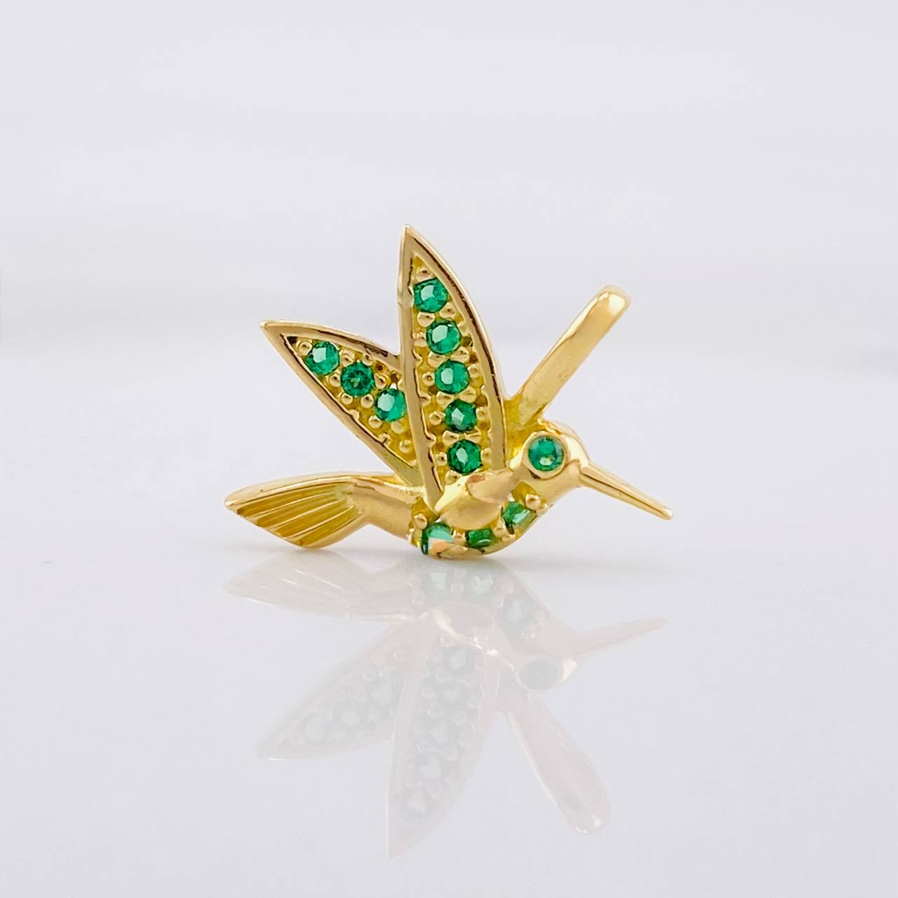 Pendant Hummingbird 1.2g / 3/4 in Yellow Gold 18K