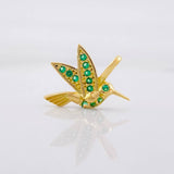 Pendant Hummingbird 1.2g / 3/4 in Yellow Gold 18K